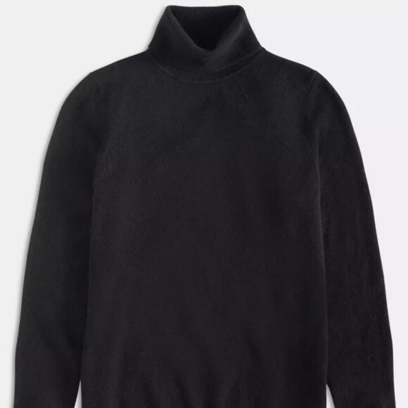 NWT Charter Club 100% Cashmere Turtleneck Sweater MSRP $159 Classic Black - Picture 3 of 5